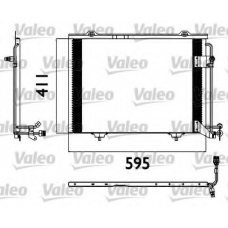 817562 VALEO Конденсатор, кондиционер