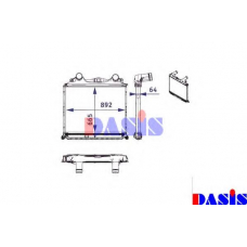 267009N AKS DASIS Интеркулер