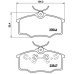 P 59 034 BREMBO Комплект тормозных колодок, дисковый тормоз