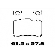 BL1243B1 FTE Колодки тормозные