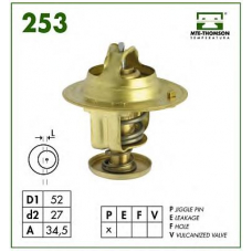 253.82 MTE-THOMSON Термостат, охлаждающая жидкость