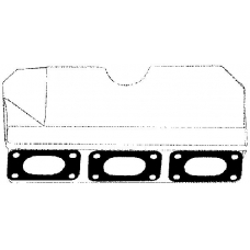 13168000 AJUSA Прокладка, выпускной коллектор