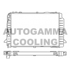 100052 AUTOGAMMA Радиатор, охлаждение двигателя