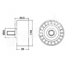 ITB-6W01 IPS Parts Устройство для натяжения ремня, ремень грм
