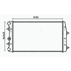 RM0408 EQUAL QUALITY Радиатор, охлаждение двигателя