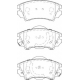 FD7412A NECTO Комплект тормозных колодок, дисковый тормоз