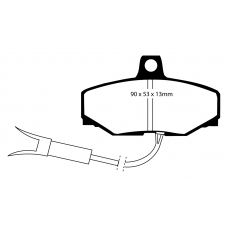 DP3757/2C EBC Brakes Колодки тормозные