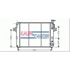 5300361 KUHLER SCHNEIDER Радиатор, охлаждение двигател