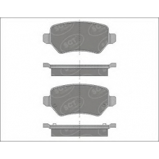 SP 494 SCT Комплект тормозных колодок, дисковый тормоз