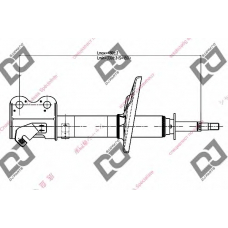 DS1014GS DJ PARTS Амортизатор