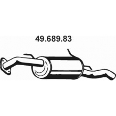 49.689.83 EBERSPACHER Глушитель выхлопных газов конечный