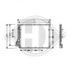 8121308 DIEDERICHS Конденсатор, кондиционер