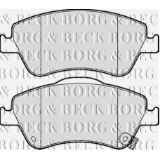 BBP2083 BORG & BECK Комплект тормозных колодок, дисковый тормоз