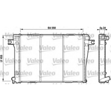 819271 VALEO Радиатор, охлаждение двигателя