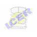 181106 ICER Комплект тормозных колодок, дисковый тормоз