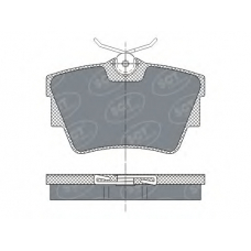 SP 289 PR SCT Комплект тормозных колодок, дисковый тормоз