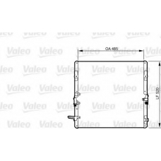 814280 VALEO Конденсатор, кондиционер