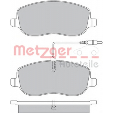 1170232 METZGER Комплект тормозных колодок, дисковый тормоз