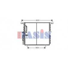 132400N AKS DASIS Конденсатор, кондиционер