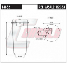 B2353 CASALS Кожух пневматической рессоры