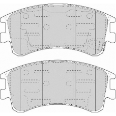 FD7067A NECTO Комплект тормозных колодок, дисковый тормоз