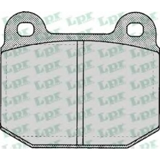 05P137 LPR Комплект тормозных колодок, дисковый тормоз