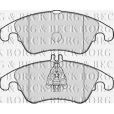 BBP2061 BORG & BECK Комплект тормозных колодок, дисковый тормоз
