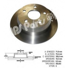 IBP-1992 IPS Parts Тормозной диск