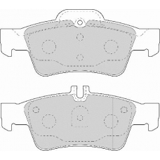 FD7019A NECTO Комплект тормозных колодок, дисковый тормоз