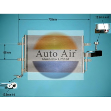 16-9786A AUTO AIR GLOUCESTER Конденсатор, кондиционер