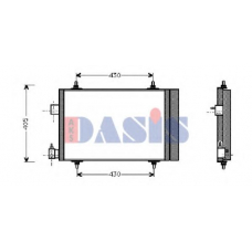 162007N AKS DASIS Конденсатор, кондиционер