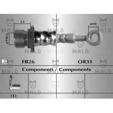 80970 Malo Тормозной шланг