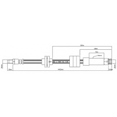 VBH847 MOTAQUIP Тормозной шланг