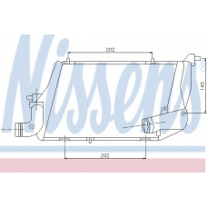 96675 NISSENS Интеркулер