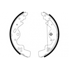 8DB 355 002-841 HELLA PAGID Комплект тормозных колодок