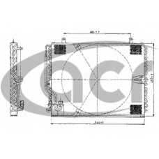 300193 ACR Конденсатор, кондиционер