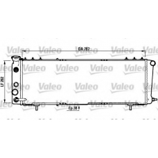 732046 VALEO Радиатор, охлаждение двигателя