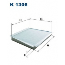 K1306 FILTRON Фильтр, воздух во внутренном пространстве