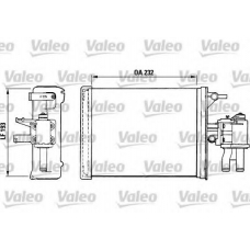 812024 VALEO Теплообменник, отопление салона