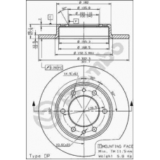 08.4504.20 BREMBO Тормозной диск