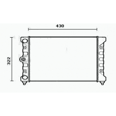 RM0309 EQUAL QUALITY Радиатор, охлаждение двигателя