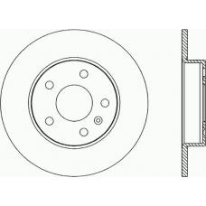 BDA1811.10 OPEN PARTS Тормозной диск