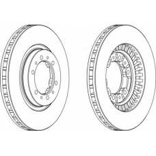 DDF974 FERODO Тормозной диск