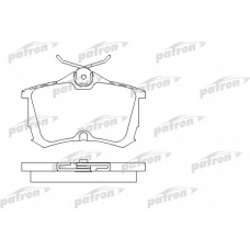 PBP1506 PATRON Комплект тормозных колодок, дисковый тормоз