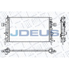 RA0200990 JDEUS Радиатор, охлаждение двигателя