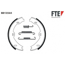 BB1325A6 FTE Комплект тормозных колодок, стояночная тормозная с