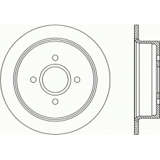 BDR1187.10 OPEN PARTS Тормозной диск