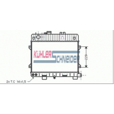 1405401 KUHLER SCHNEIDER Радиатор, охлаждение двигател