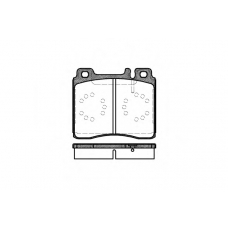 P5203.00 WOKING Комплект тормозных колодок, дисковый тормоз