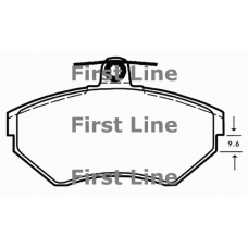 FBP3232 FIRST LINE Комплект тормозных колодок, дисковый тормоз